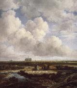 Jacob van Ruisdael View of Haarlem with Bleaching Grounds painting